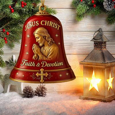 Yousheng Nativity Jesus Bell Ornament U.S. 250th Anniversary Commemorative Metal Doorbell Decoration Memorial Gifts for Family Friends