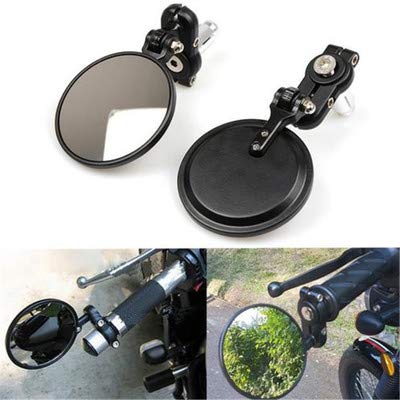 

Karun Motorcycle Mirror, Universal Motorcycle Mirror, Bar End Mirror, CNC Round Shape, Left and Diameter 8cm Length 15cm
