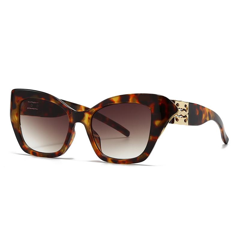 Cross-Border Export Decorative Cat-Eye Rhombus Sunglasses for Men and Women Lh219