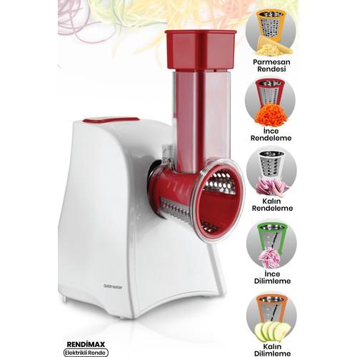 

Goldmaster Rendimax 5in1 Электрическая терка-ломтерезка и измельчитель из нержавеющей стали