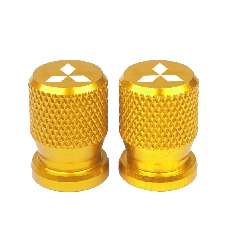 4PCS CNC Aluminum Tyre Valve Air Port Cover Cap Car Accessories For Mitsubishi Asx Lancer Outlander Pajero Ralliart