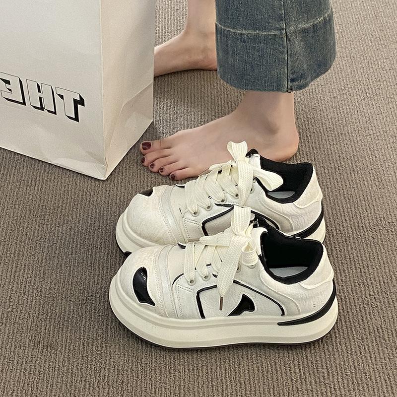 

Niche design big head bread sports shoes women s ins tide 2025 autumn new color matching Guochao casual sports shoes 40