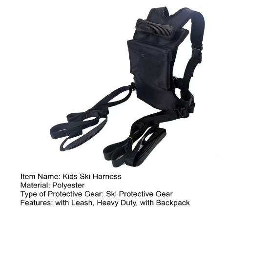 Kids Ski Training Harness with Leash Heavy Duty Teach Child Speed Control Beginner Snowboarding Skiing Auxiliary Trainer Traction Safety Belt