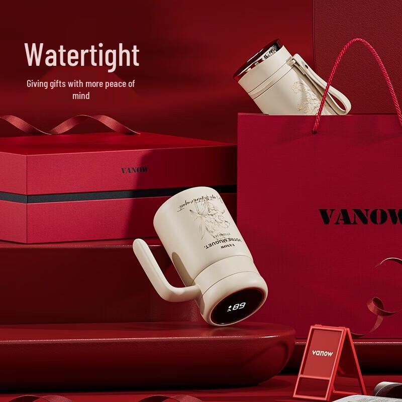 Vanow Smart Ceramic Lined Insulated Tumbler Gift Set