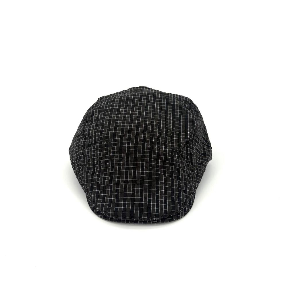 Unisex Retro Plaid Duckbill Cap: Stylish Spring/Summer Beret for Casual Wear