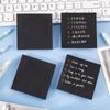 Message Notes Sticky Notes Easy Post Notes Memo Pad Black Notepads  School Supplies