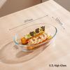 ZISIZ High Borosilicate Glass Serving Plate