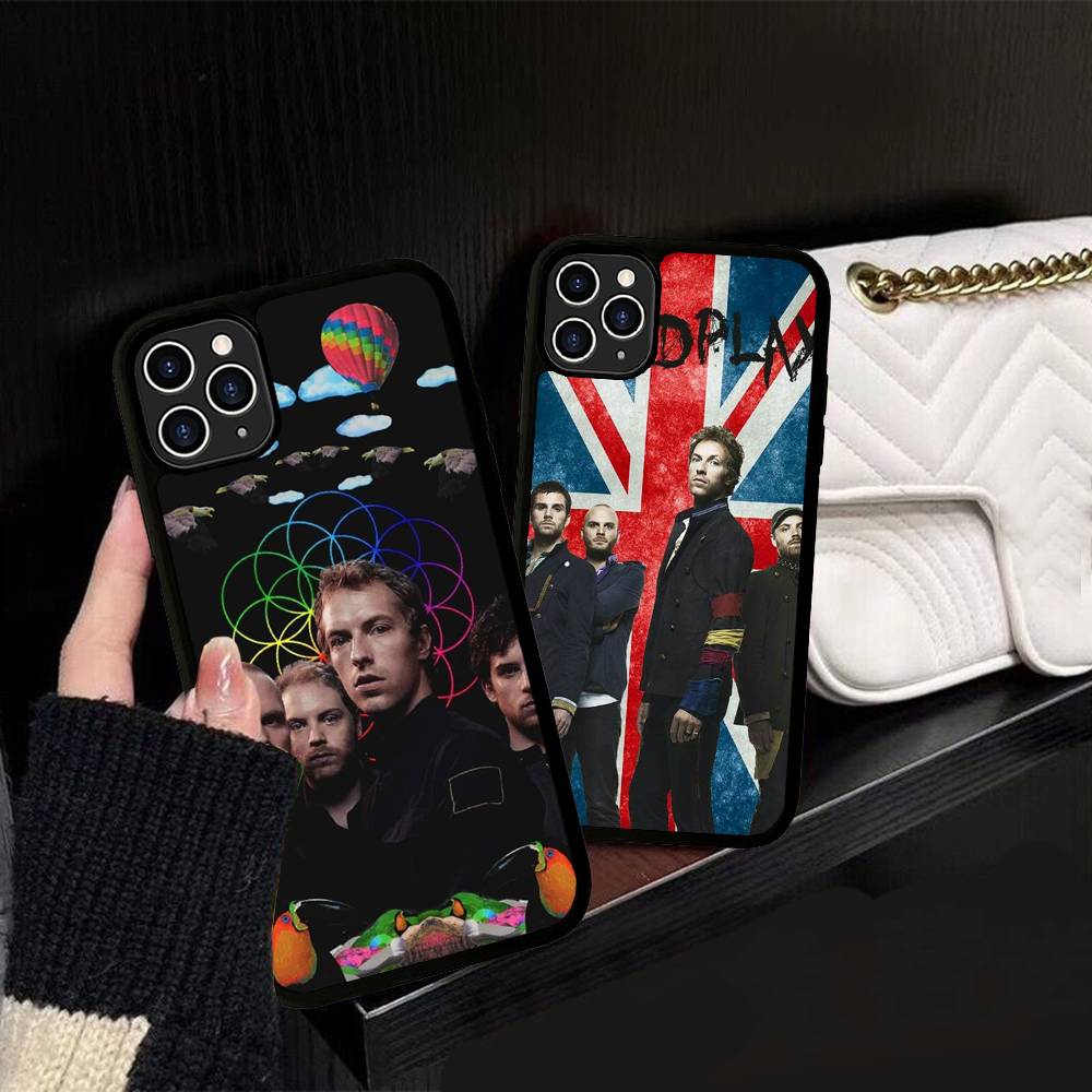 Pop Rock Band C-Coldplay Phone Case For Iphone 16 15 14 13 12 11 Pro Max Plus Shockproof TPU+PC Hard Case