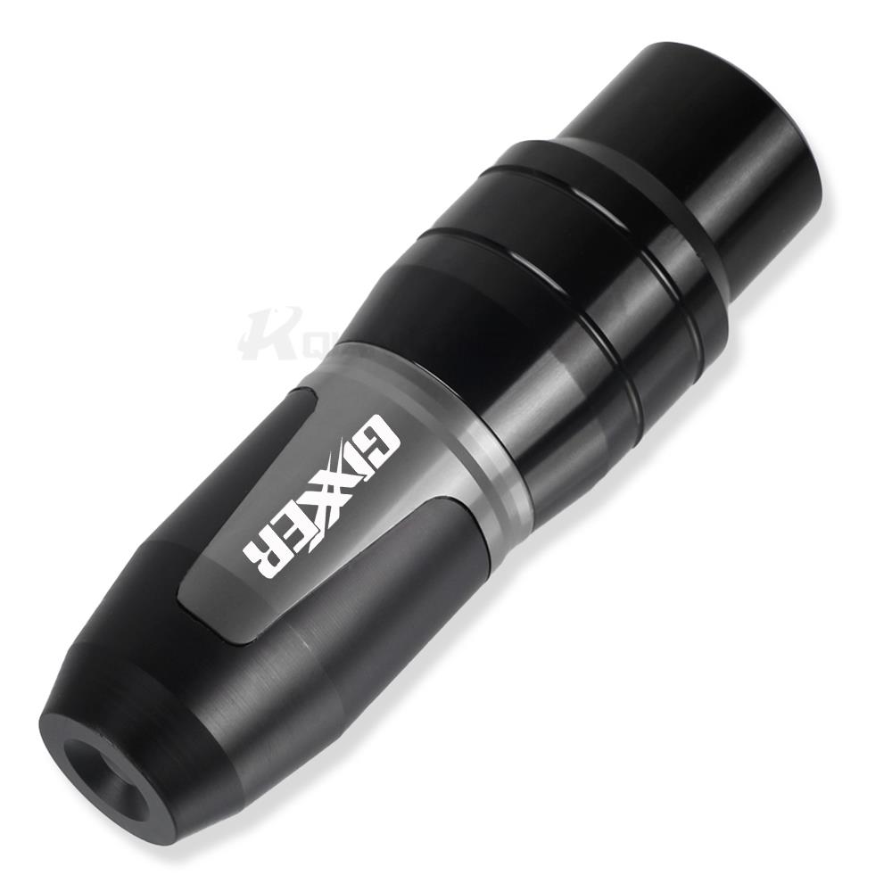 With GIXXER Logo CNC For Suzuki GIXXER 250 2023 Exhaust Frame Sliders Crash Pads Falling Protector Motorcycle