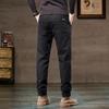 Calças Masculinas Retas Slim Fit - Casual de Negócios de Luxo Leve, Versáteis para Primavera e Outono