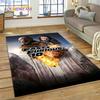 Alfombra para el Suelo más Reciente de la Película Fast & Furious X 10 Vin Diesel para Sala de Estar, Dormitorio, Decoración del Hogar, Decoración Antideslizante para Sofá, Felpudo