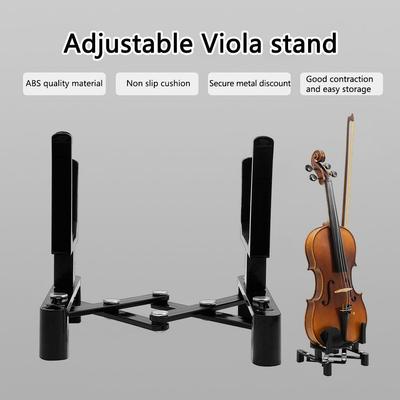 Leichter verstellbarer Geigenständer Rutschfester verstellbarer Geigenhalter Instrumentenzubehör Faltbarer Geigenständer für Violine