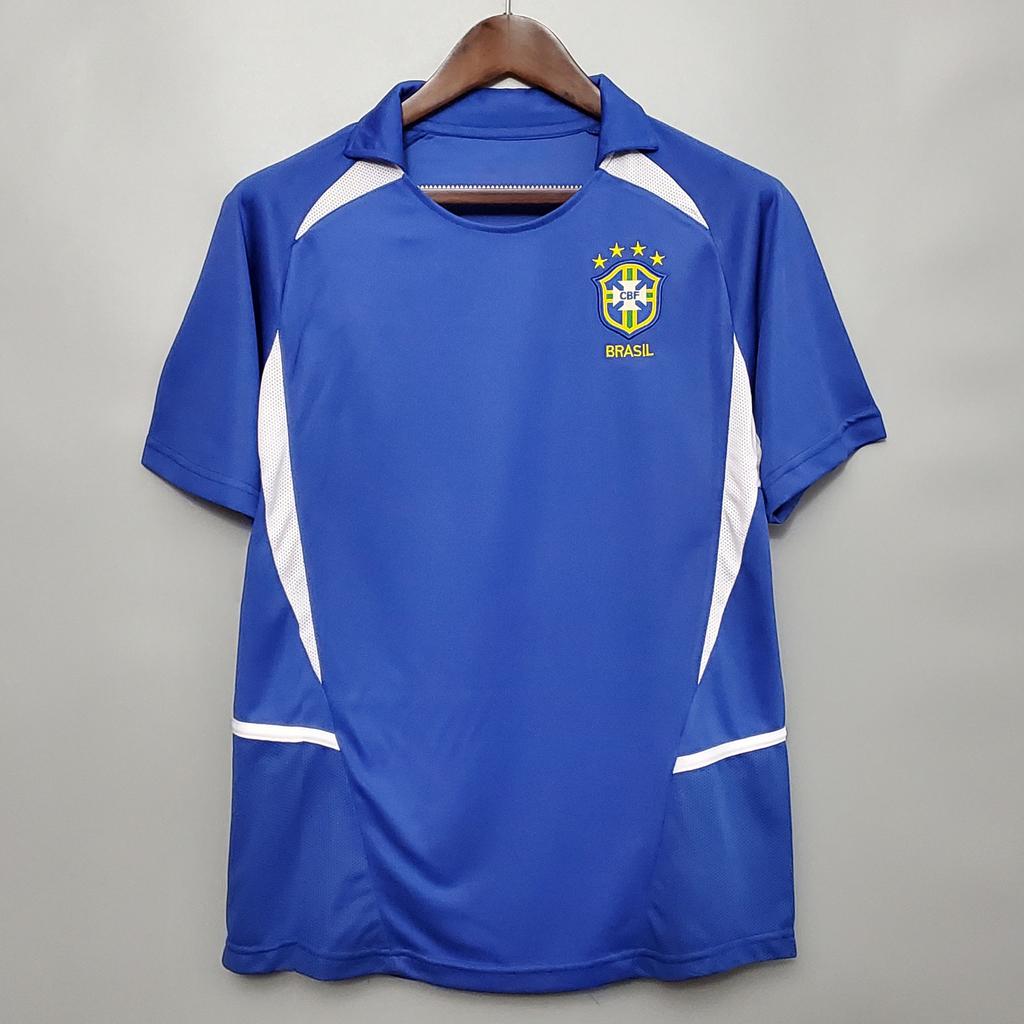 Fünf Sterne Brasilien Heim Auswärts 980204 Retro Trikot Nationalmannschaft Fan Edition Thailändischer Fußball