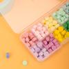 Ten Color Compartment Box Sealing Wax Pellets Complete Sealing Stamp Tool Set Multi Color Sealing Wax Pellets