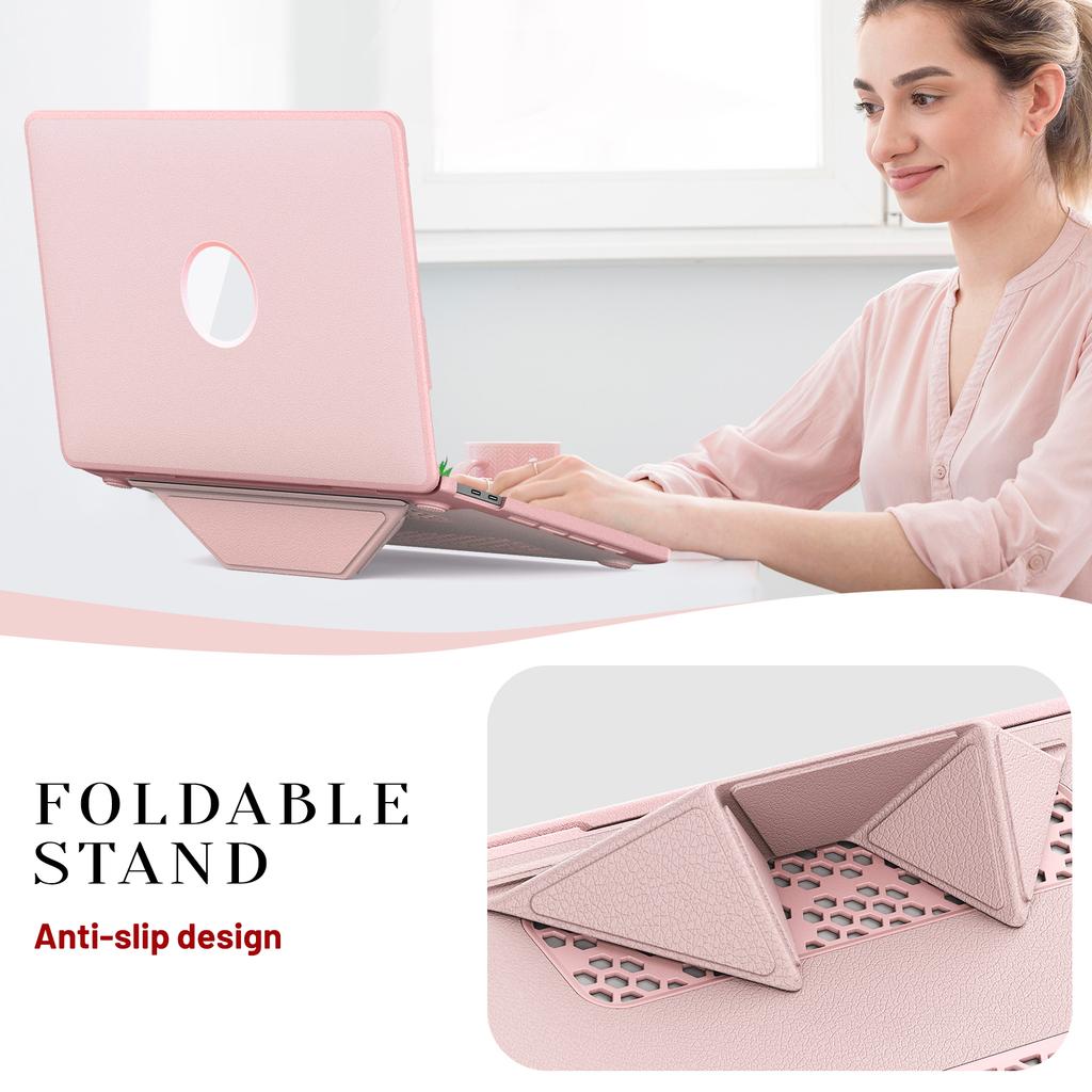 Laptop Case for MacBook Pro 13 inch (2020)/(2019)/(2018)/(2017)/(2016)/A1706/A1708/A1989/A2159/A2338/A2289/A2251 Notebook Kickstand Cover