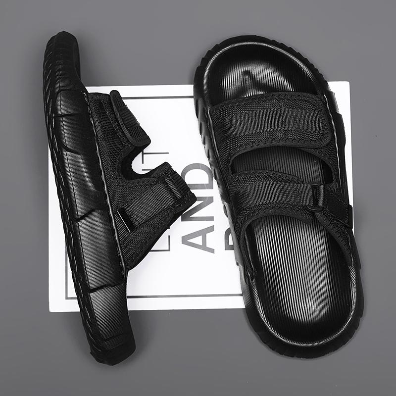 Fashion Men Comfortable Sandals Breathable Flats New Men Sports Slippers Outdoor Thick Bottom Slippers Beach Sandals Summer Casual Shoes