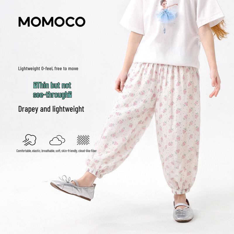 MOMOCO Girls  Summer Fashion Woven Trousers 140