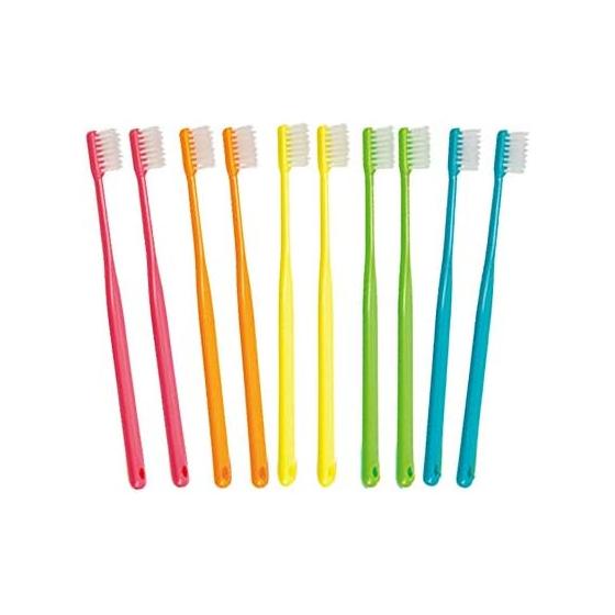 Shu Shu Tapered Bristle 10 Pieces Adult Tapered Bristle Toothbrush Dental Clinic Item