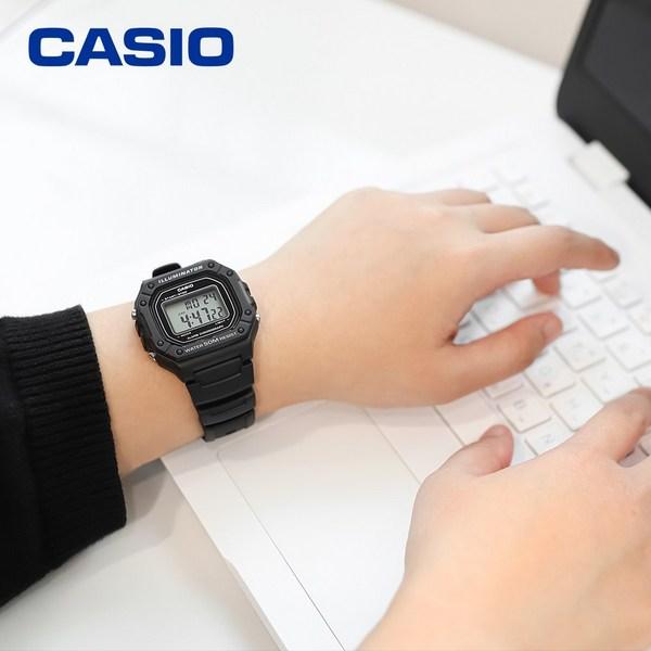 Универмаг AS в наличии Casio basic square электронные часы W-218 цифровые — фото 5