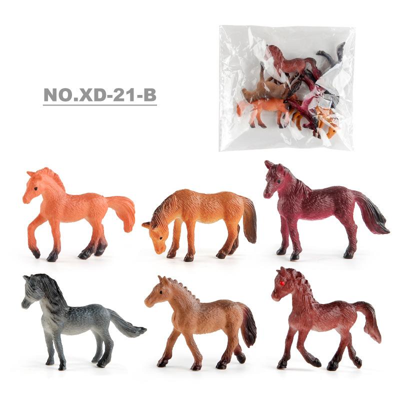 Simulation Frisma Arabian Horse Model Mini 12 World Famous Horse Animal Decoration Static Ornament