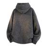 Men's Autumn Hooded Solid Knit Sweater - Thick, Warm Long-Sleeve Base Layer