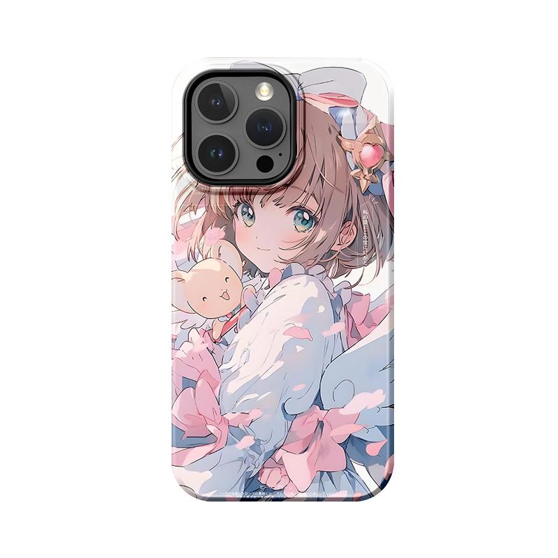 

Sublimation Coated Glossy Phone Case Hard Plastic +TPU Soft TPU Shell Cartoon Lovely Girl Patterned Full Protective Back Cover for iPhone Samsung iPhone 7 / iPhone 8