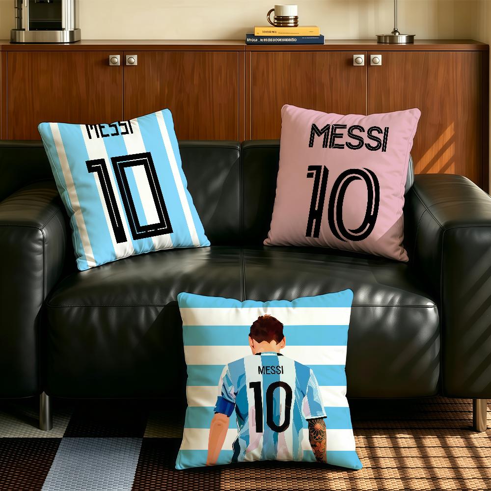 Goat Football Cushion Cover Comfortable Decorative For Bedroom Living Room Dormitory Picnic And Holiday Decoration Mmessi