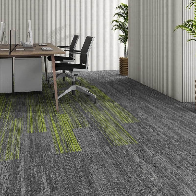 Thickened Commercial Office Carpet Tiles for Large Area Flooring