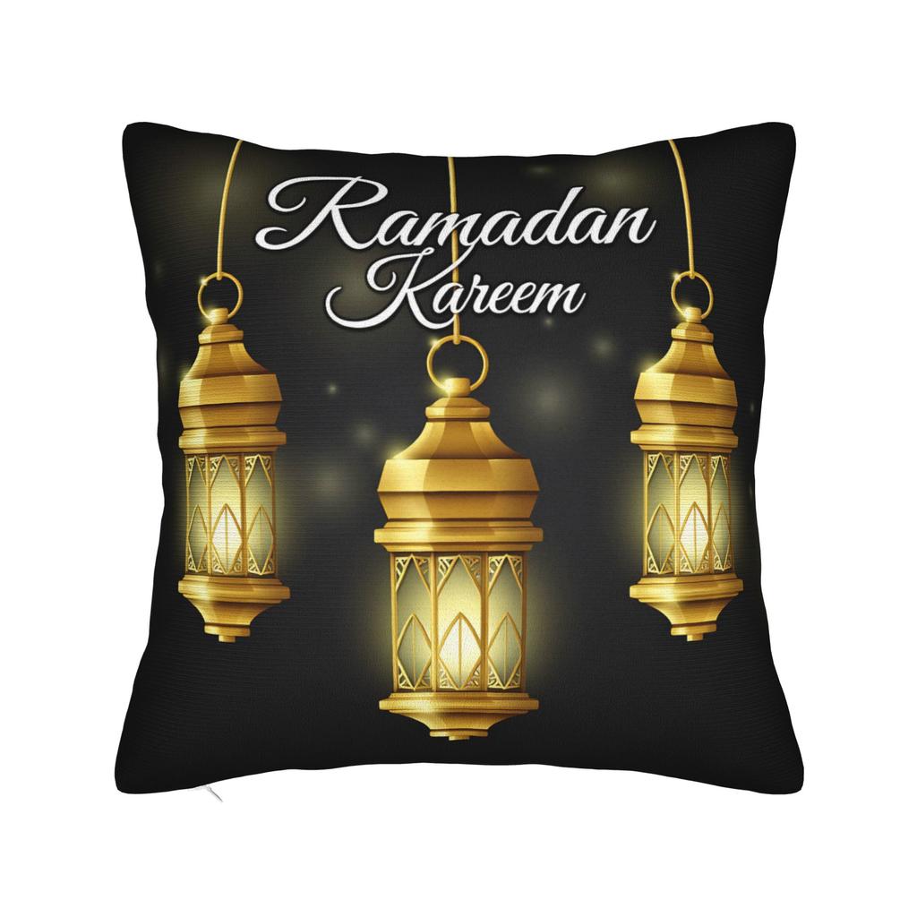 Ramadan Lantern Pillow Cover Fashion Pillow Case For Sofa Car Home Decor Soft Cushion Cover Gift