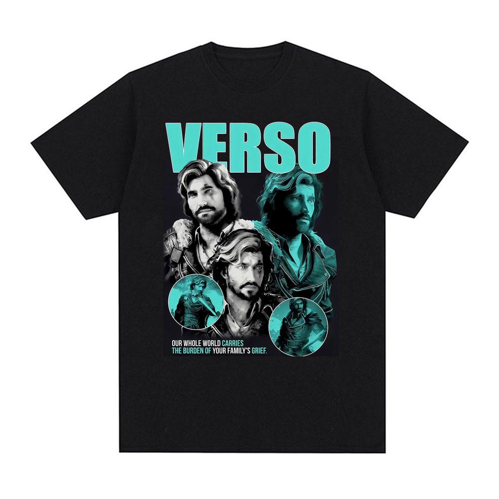 

Retro Verso Expedition 33 Obscur T-shirts Men Clothing Fashion Hip Hop Short Sleeve T Shirts Oversized Casual T-shirt Streetw... 5XL різнокольоровий