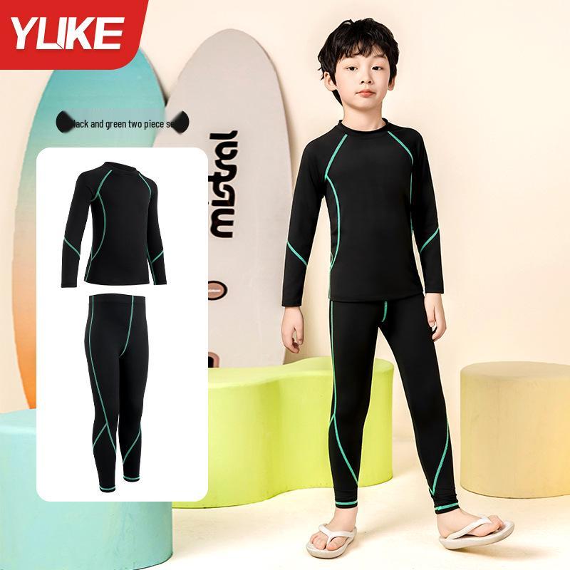 

Детский спортивный костюм-двойка быстросохнущий: Баскетбол, Футбол, Бег Фитнес Базовый слой 8