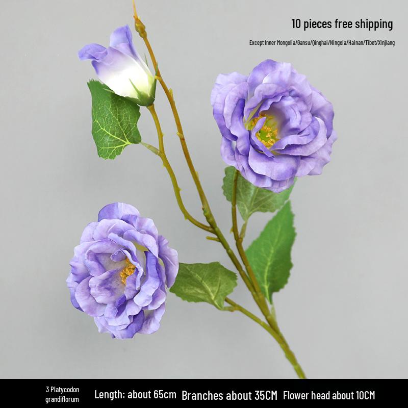 Purple Floral Wedding Arrangement - Silk Hydrangea, Rose, Bamboo Leaves & Grass for Flower Arches