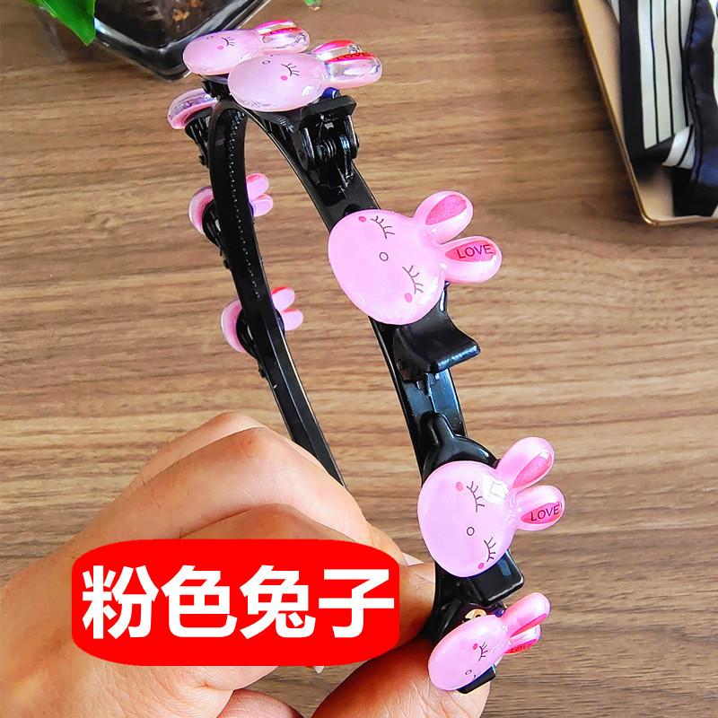 New Broken Hair Headband Female Braided Hair Artifact Multi-Layer Hollow Bangs Styling Hairpin Children's Headband Female