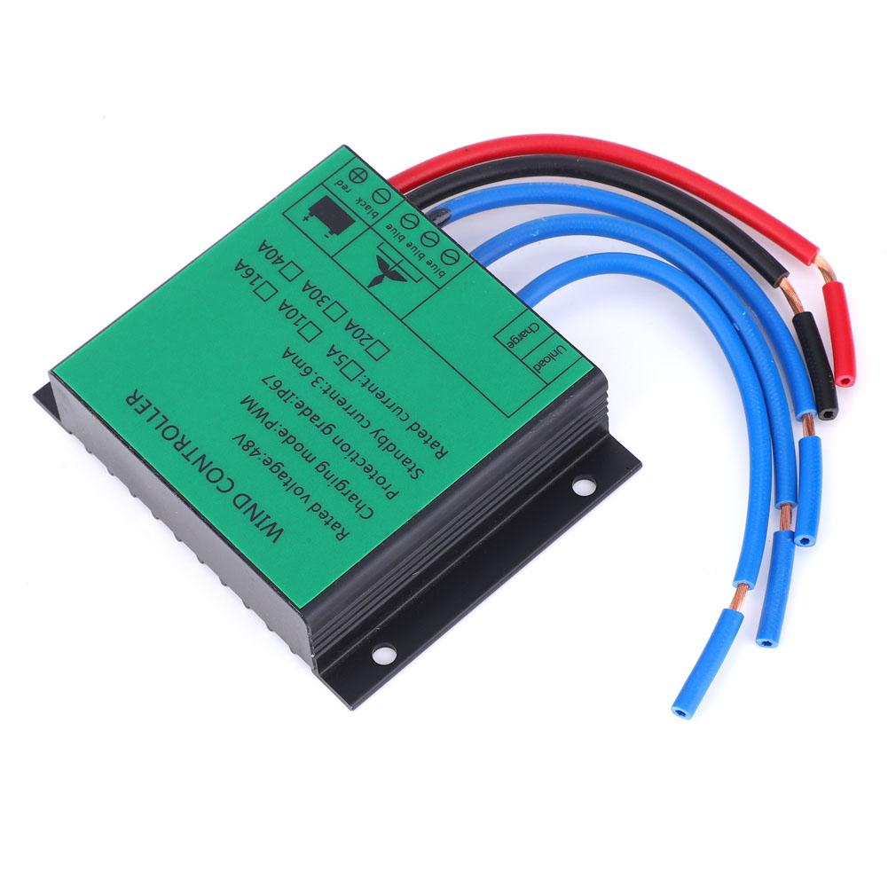 FY06-48 Waterproof Wind Generator Controller PWM Aluminium Alloy W/ Light-Emitting Diode 48V 600W 15A Wind Generator Controller