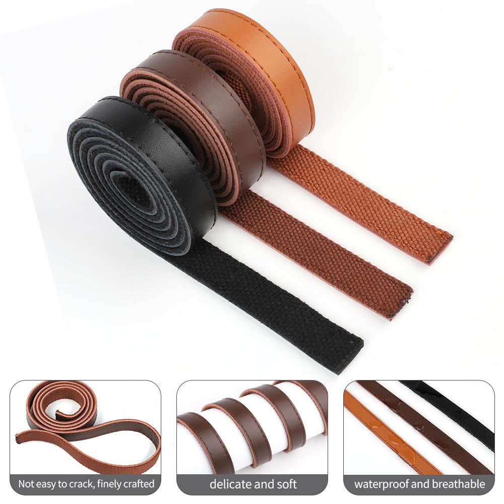 1.2Meters DIY Handmade Leather Strip Straps Bag Accessories Belt Handles Crafts for Making Bags Strap Handbag Repair Band
