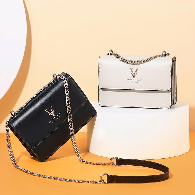 Bag Women's New Autumn and Winter Women's Bag Chain Bag Crossbody Bag Fashion Shoulder Bag Niche Design Square Bag