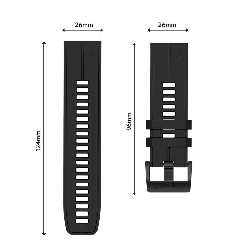 20/22/26mm Quick Fit Band for Garmin Fenix 5/Fenix 8 Pro 47/51MM Light Silicone Sports Watch Strap for 20/22/26mm Quick Fit