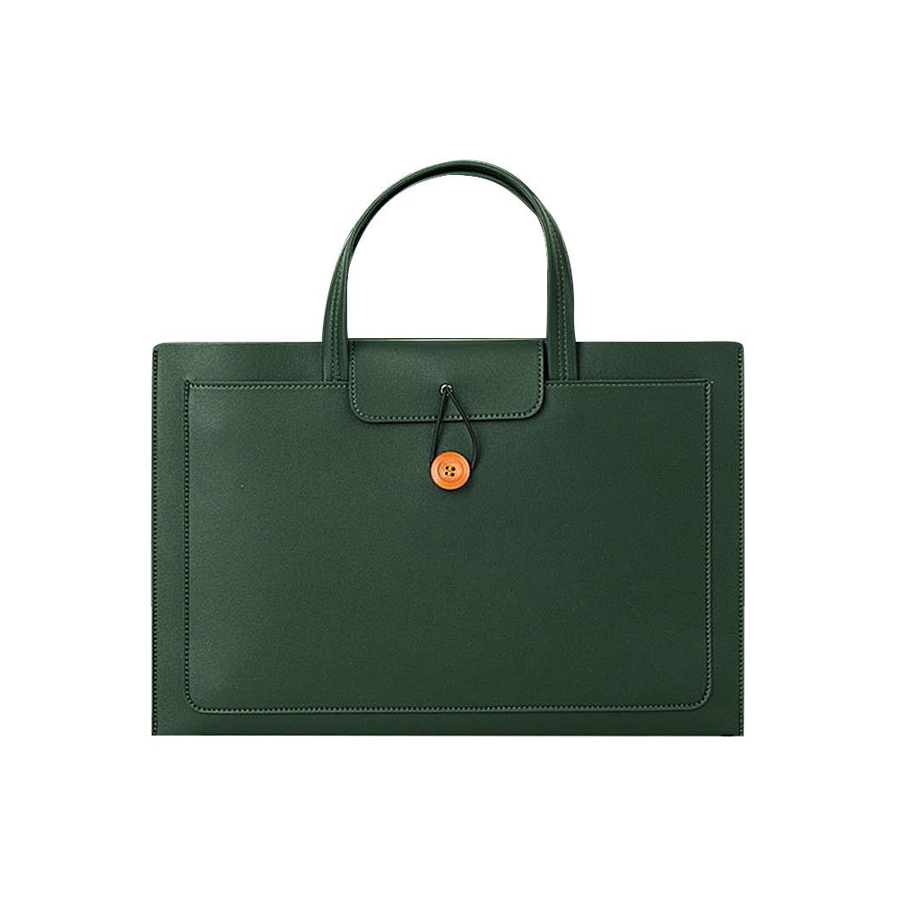 PU Leather Handheld Laptop & Tablet Bag for iPad Pro - Business Briefcase