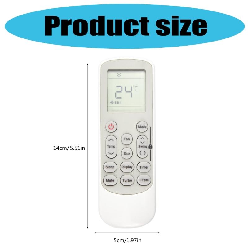 Direct Replacement Remote For Traiden Air TCS121M EMTCS121A CMTCS121A EMTHS121A Air Conditioner Works With Select Models
