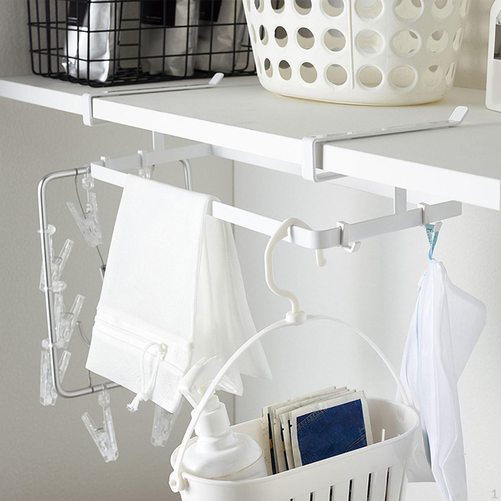 Шкаф, подвесная корзина, вешалка для хранения, прочная практичная тряпка без пунша белый