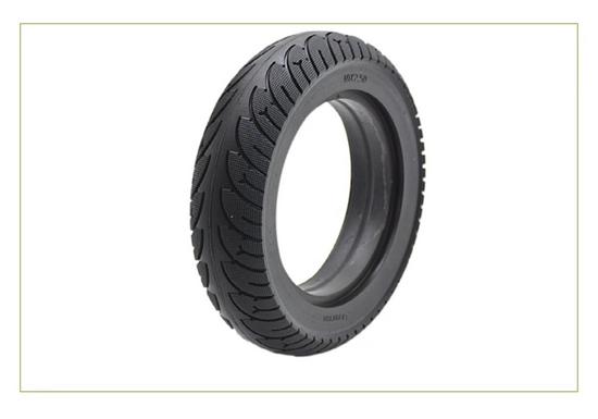 10-Inch Solid Rubber Explosion-Proof Tire for Electric Scooter (10x2.50 or 10x2.125) - No Inflation Needed