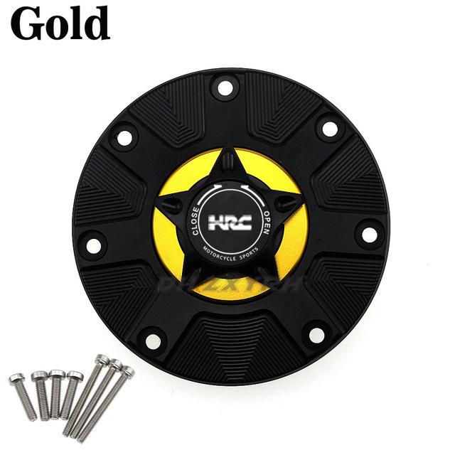 Příslušenství pro motocykly CNC hliníkové víčko palivové plynové nádrže Kryt bez klíče pro HONDA HRC CBR600RR CBR1000RR CBR 600 1000 RR 2003