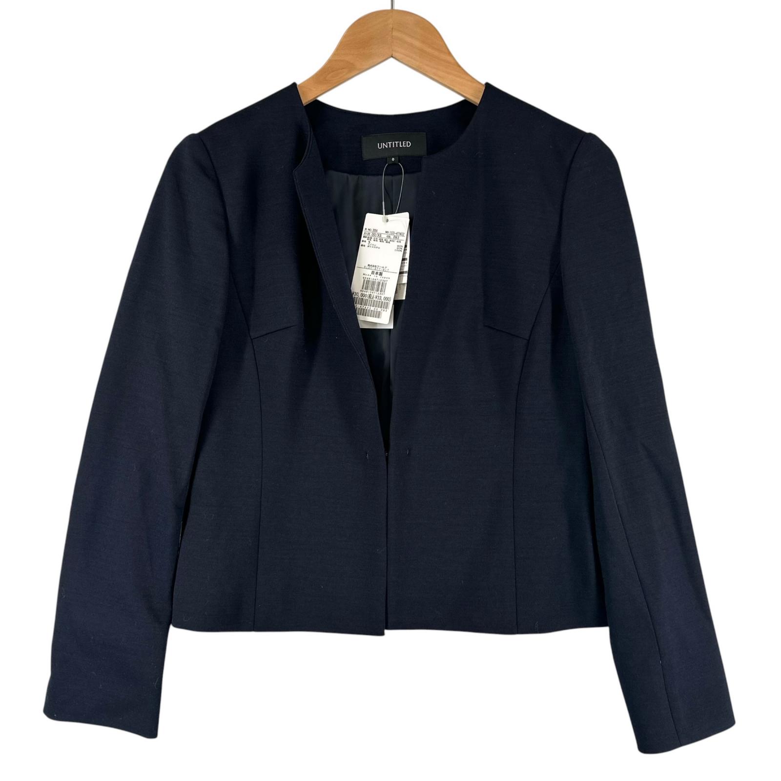 UNTITLED 2024 Stainless Steel Model Plain Jacket Dark navy Women 0 used
