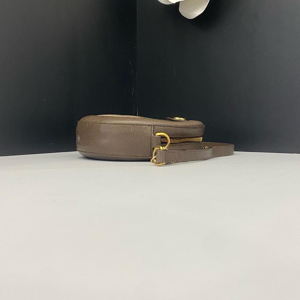 [Pre-Owned] Gucci Ophidia GG Mini Round Bag 'Beige' - Very Good #LBTXRO