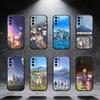 L-Laid-Back C-Camp  Phone Case For Samsung S25,S24,S21,S22,S23,S30,Ultra,S20,Plus,Fe,Note,5G Black Cover