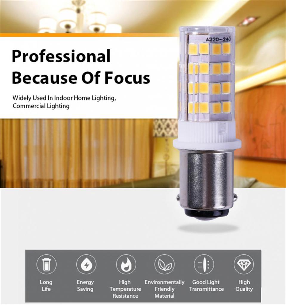 Lights For 220v Crystal Lamp Corn Bulbs Super Bright Led Lights Energy Saving High Brightness 350-360lm Light For Sewing Machine