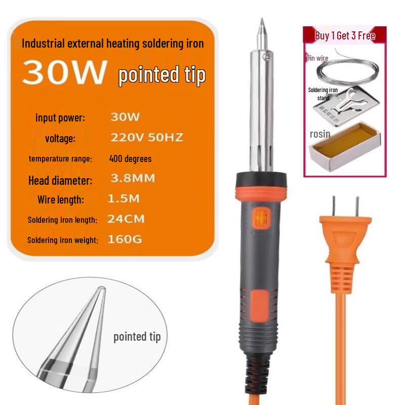 

30W Pointed Tip Electric Soldering Iron Kit