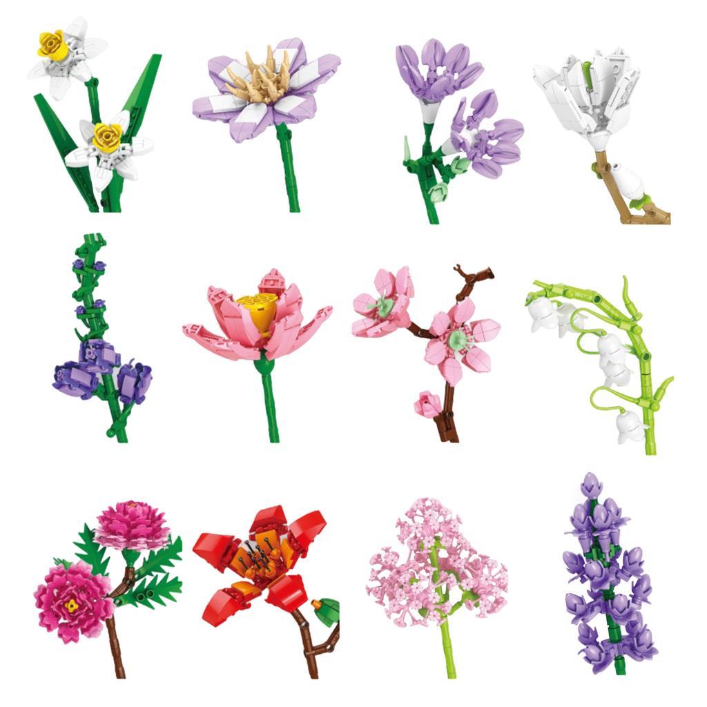 Eternal Flower Rose BuildingBlocks Are A Gift For Boyfriends And Girlfriends And Best Friends, As Well As A Girl'S Toy For Assembly