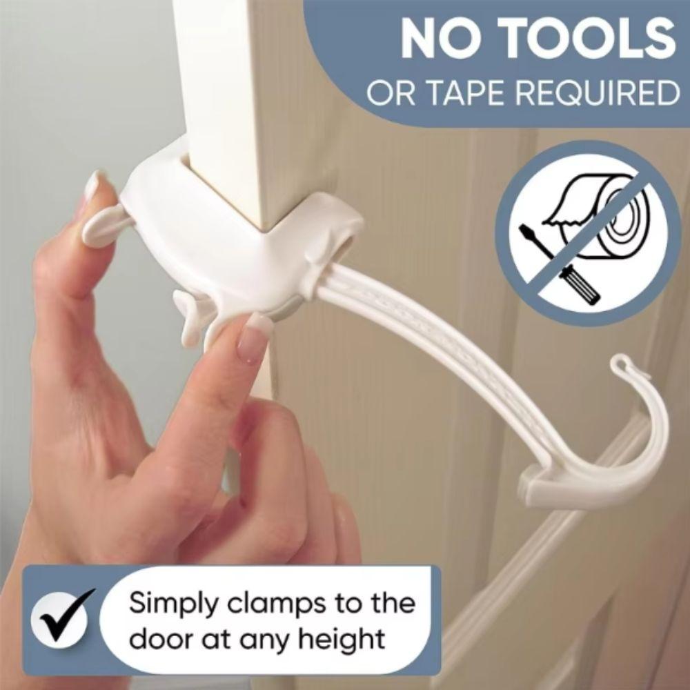 Easy To Install Child Proof Door Stop Anti-Pinch Door Lock Baby Safety Door Lock  Door Knobs