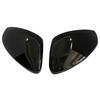 For Vauxha Opel Corsa F     -2025 Car Side  Wing Rearview Mirror Cover Replacement Mirror Caps Glossy Black